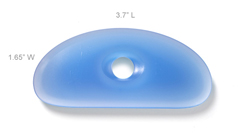 Xiem Rigid Plastic Clay Rib 3 - Blue (PCR3)
