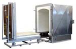 Geil Shuttle Kiln/one car, Firebrick Lined, Natural Draft Kilns