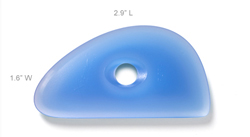 Xiem Rigid Plastic Clay Rib 4 - Blue (PCR4)