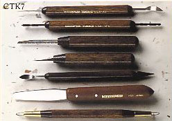 Pottery Tool Kit 8 pcs Set and Kemper Clay Extruder Gun w 19 Disks