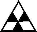 MKM Stamps - Medium Triangles  - Stm-5