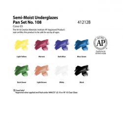 AMACO Watercolors for Ceramics - Set #108