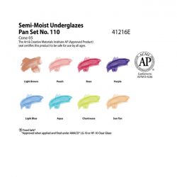 AMACO Watercolors for Ceramics - Set #110