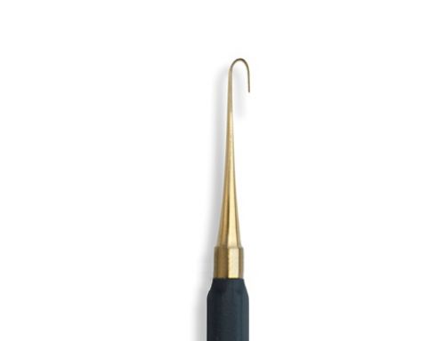 Xiem Korean Atelier Detail Carving Tool Titanium Fused Ultra-Sharp Round Hook Blade (XST-31)